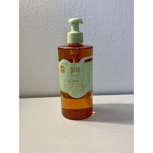 PIXI Skintreats Glow Tonic Pump Exfoliating Toner 5% Glycolic Acid 17oz NWOB - Picture 1 of 6